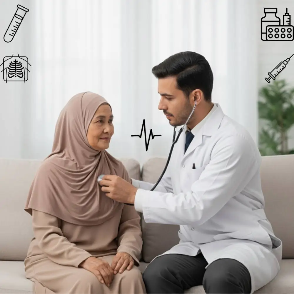 هل تقدم العيادة خدمات منزلية؟